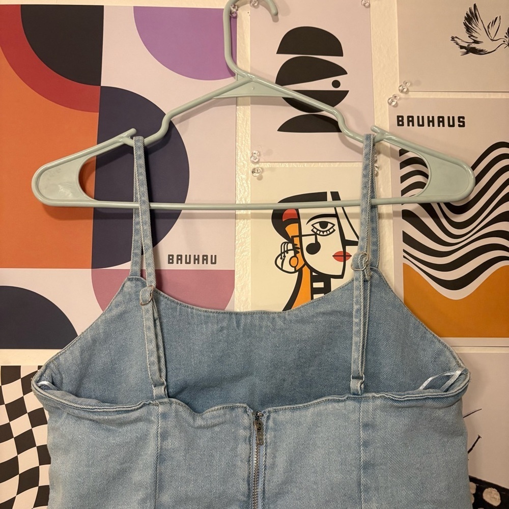 Vintage Lone Star Denim Mini Dress - Picture 10 of 11